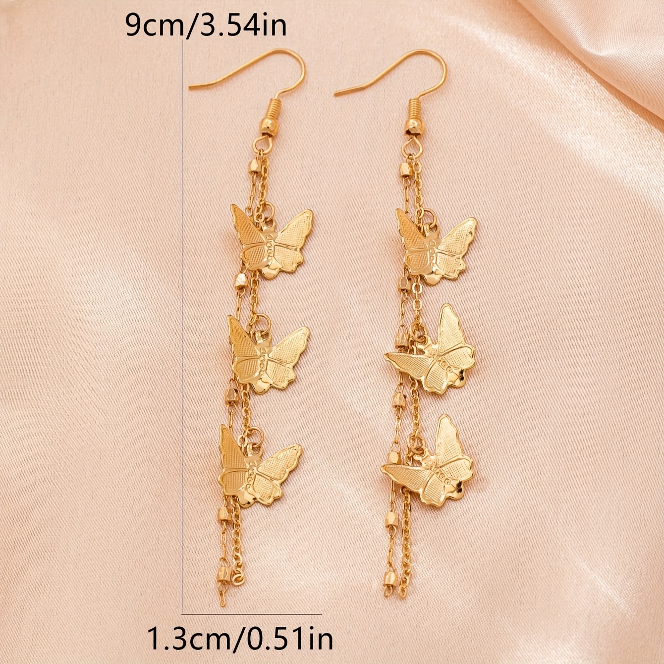 Women's Light All-Match Butterfly Tassel Earrings